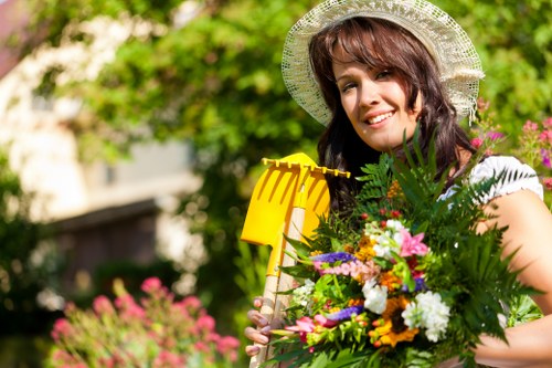 Enfield homeowner choosing the best lawn mowing service